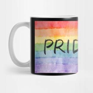 Rainbow pride flag colors Mug